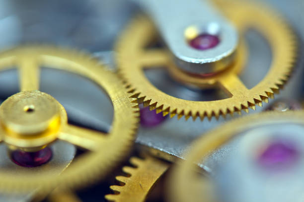 istock Gears. Industrial background. The concept of technology, time, teamwork, infinity, business projects 1174459829