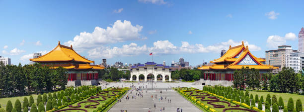 istock Panoramic view of the Memorial Hall Square in Taipei 1174465717