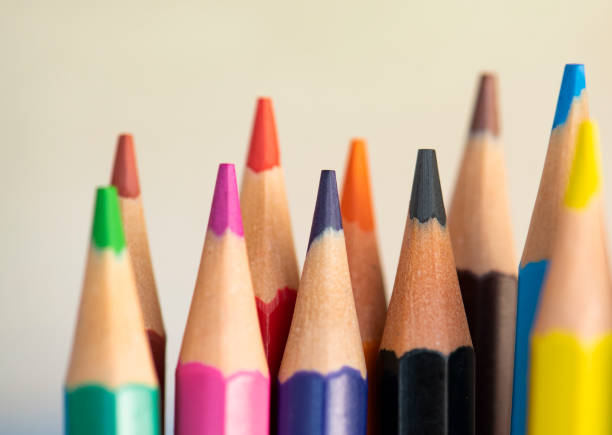 istock Close up colorful pencil. 1174465881