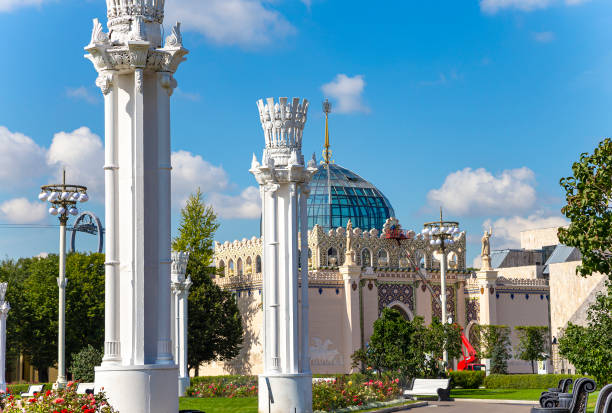 istock Pavilion 11 metallurgy (former Kazakh SSR)-- VDNKh (All-Russia Exhibition Centre, also called All-Russian Exhibition Center), Moscow, Russia 1174468924