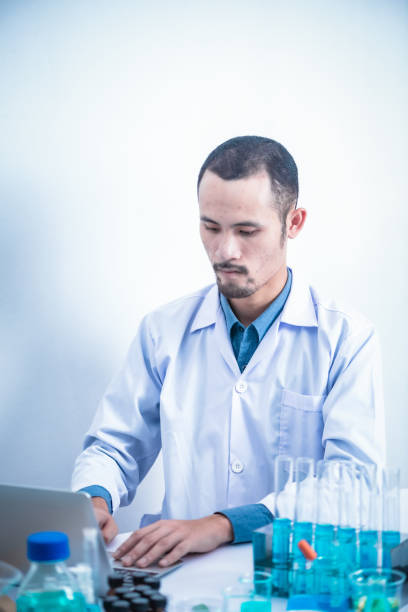 istock Asian scientist has researching in laboratory, chemical lab 1174470401