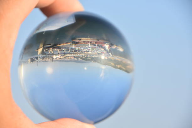 istock Port through crystal ball 1174470471