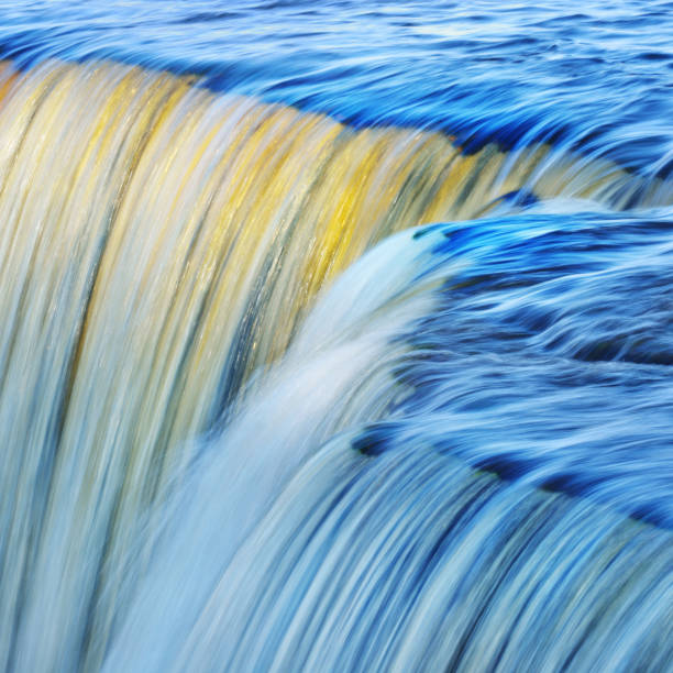 istock Jagala waterfall in Estonia 1174473136