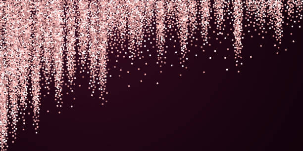 istock Pink gold glitter luxury sparkling confetti. Scatt 1174474004