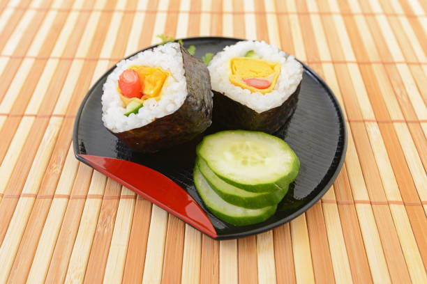 istock Delicious Japanese cuisine Sushi rolls 1174475012