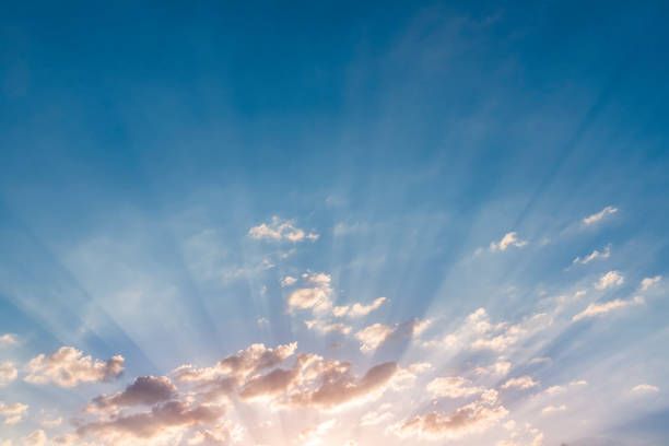 istock eautiful sunset sky with clouds. Nature sky backgrounds. 1174475830