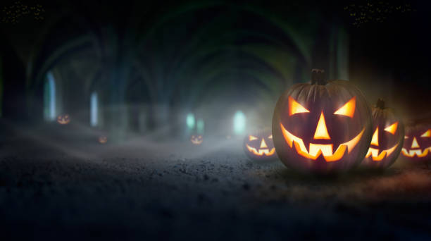 istock Lots of Jack O' Lanterns 1174480950