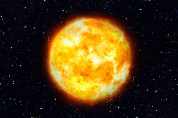 istock Sun in the outer space. Elements of this image furnished by NASA 1174490354