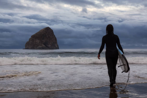 istock Surfing in Oregon Coast 1174491888