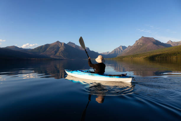 istock Kayaking in Glacier National Park 1174491991