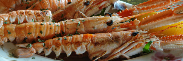 istock Shrimps prawns roasted delicious meal 1174494579