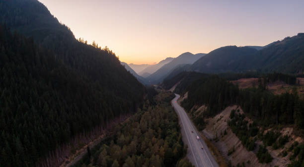 istock Aerial View of Scenic Road 1174494881