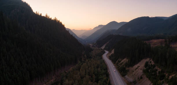 istock Aerial View of Scenic Road 1174494884