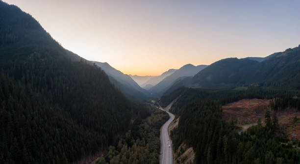 istock Aerial View of Scenic Road 1174494897