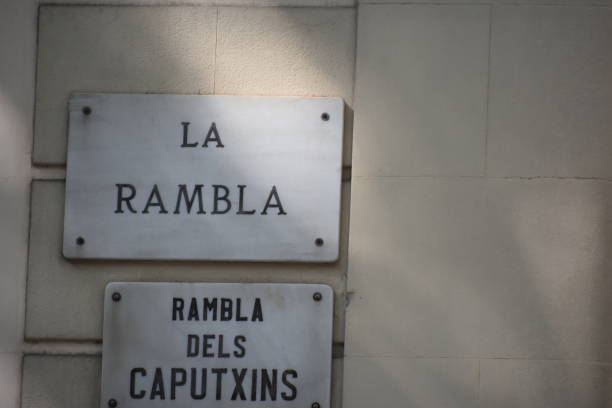 istock STREET sign, BARCELONA 1174496372