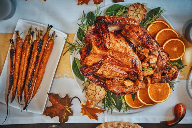 istock Traditional Holiday Stuffed Turkey Dinner 1174497045