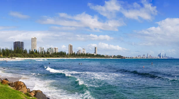 istock Pacific Ocean & Gold Coast skyline 1174501206