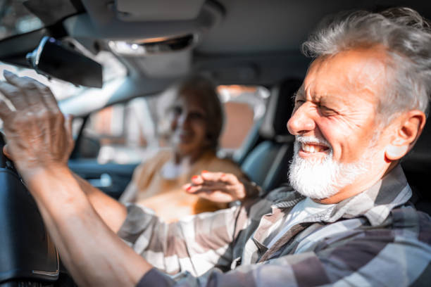 istock Senior couple on road trip 1174504573