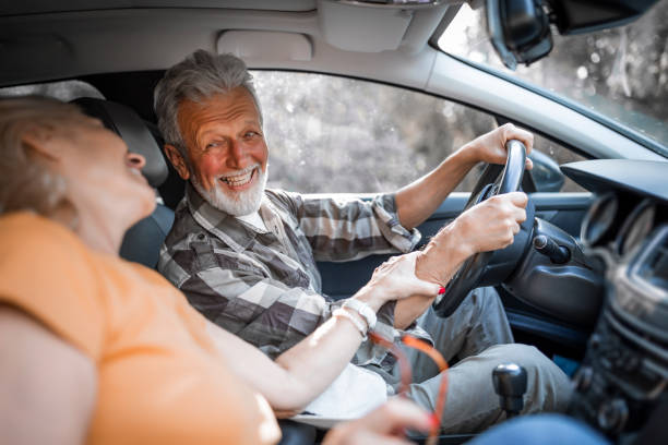 istock Senior couple on road trip 1174504658