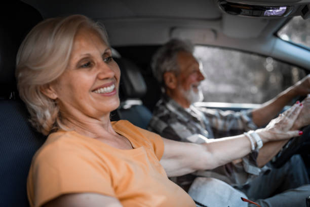 istock Senior couple on road trip 1174504939