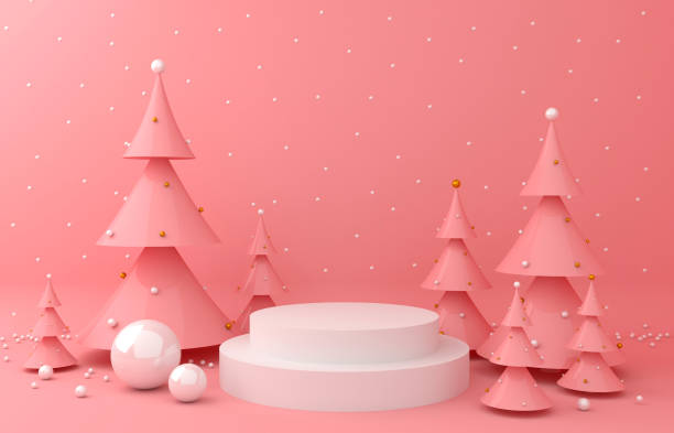 istock Display background for Cosmetic product presentation. Empty showcase, 1174507447