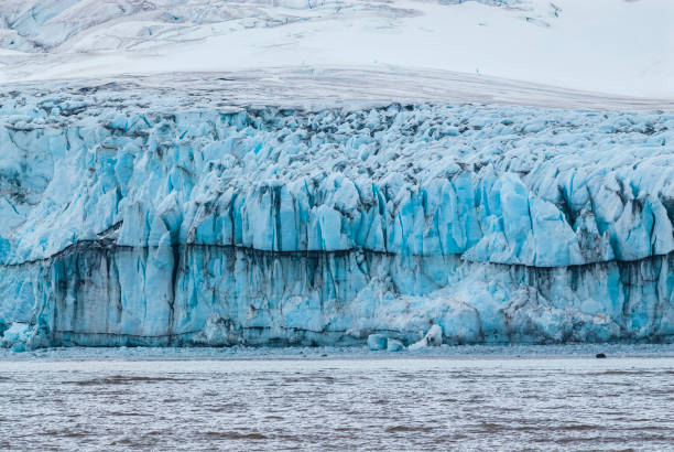 Bråsvellbreen, part of a massive 100-mile long glacial front