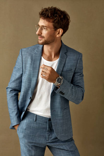 istock Handsome man in casual suit 1174512008