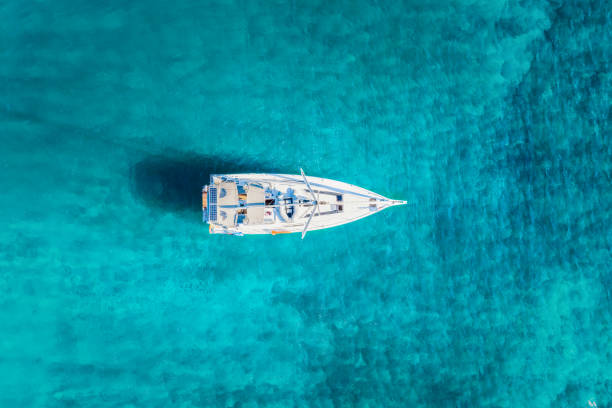 istock A sailing boat over Mediterranean sea in Greece 1174512026