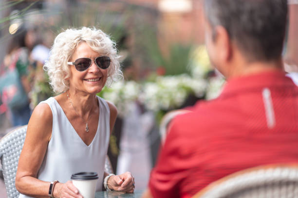 istock Happy retired couple on vacation 1174512088
