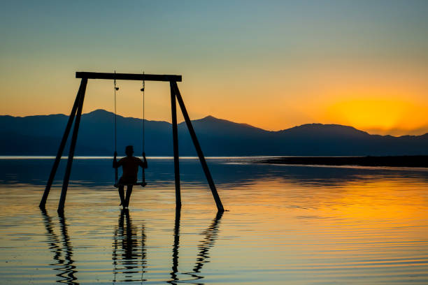 istock Sunset on the Salton Sea 1174528444