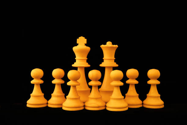 istock Chess pieces as large family concept 1174529904