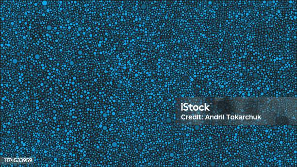 Small Dots Random Background Vector Background With Random Small Dots Points Circles Halftone Stock ...