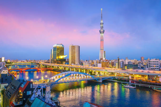 istock View of Tokyo skyline at sunset 1174534737
