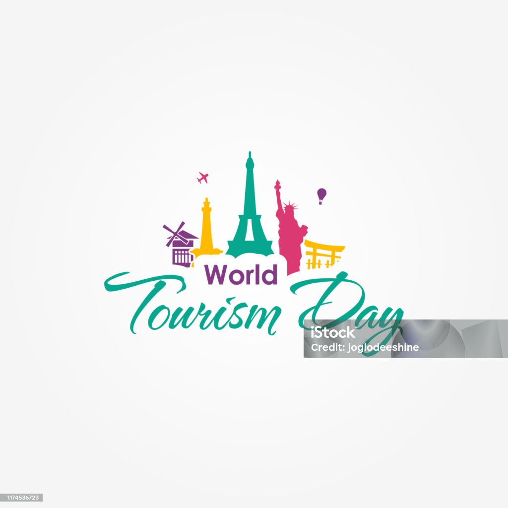 World Tourism Day Vector Design Template Day stock vector