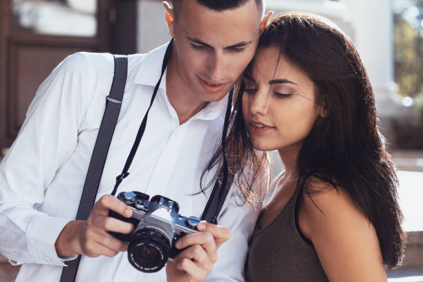 istock Young couple exploring photography 1174537576