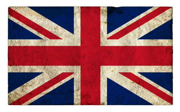 istock Grunge flag of Britain background isolated 1174548026