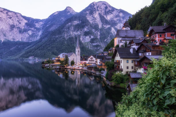 istock Hallstatt village lake view 1174552035