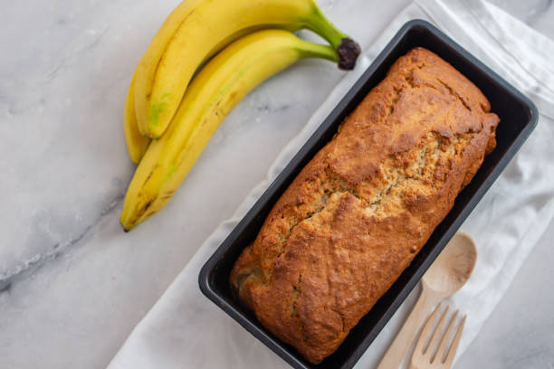 istock Baking healthy banana bread 1174558930