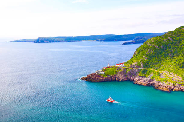 St. John's Harbor, Newfoundland stock photo