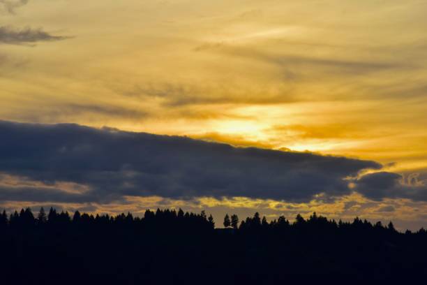Sunsets as seen from Oak Savannah in West Linn, OR