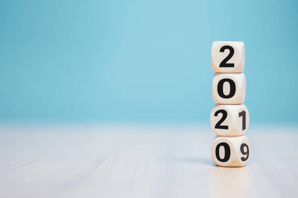 istock wooden cube with word 2019 change to 2020 , new year concept 1174568788