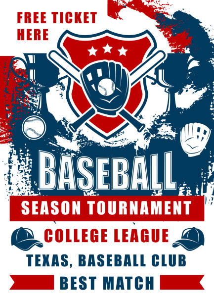 illustrazioni stock, clip art, cartoni animati e icone di tendenza di palla sportiva da baseball o softball, pipistrello e trofeo - baseball base ball hat