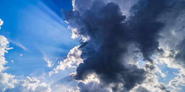 istock The clouds are swiftly moving across the sky 1174577565