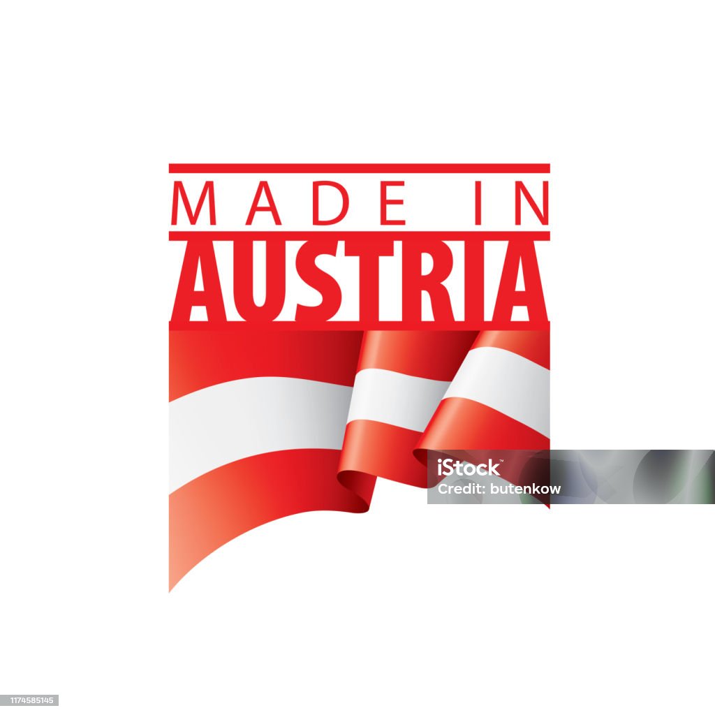 Austria Graphics Austria Flag Vector Illustration On A White Background Stock ...