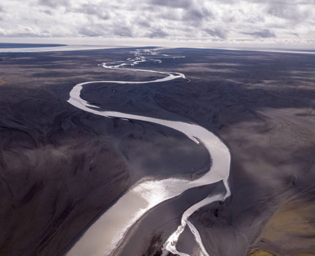 istock Aerial view of dramatic river in Iceland 1174592868