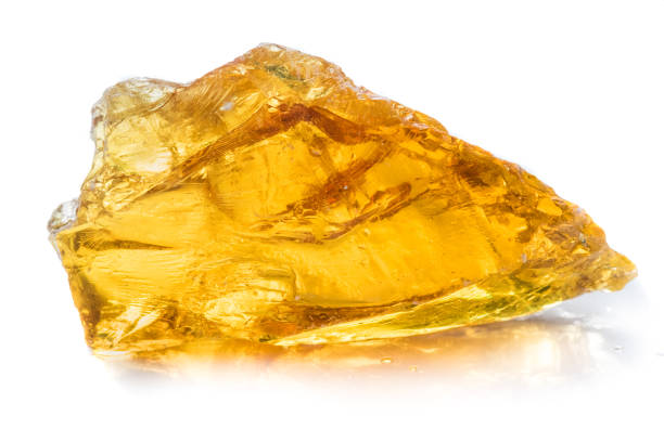 istock Yellow resin obtained from the rubber of the tree. 1174595608