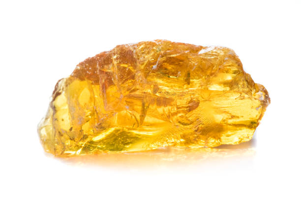 istock Yellow resin obtained from the rubber of the tree. 1174595648
