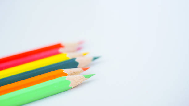 istock Pencil color on white background creating concept. 1174595651