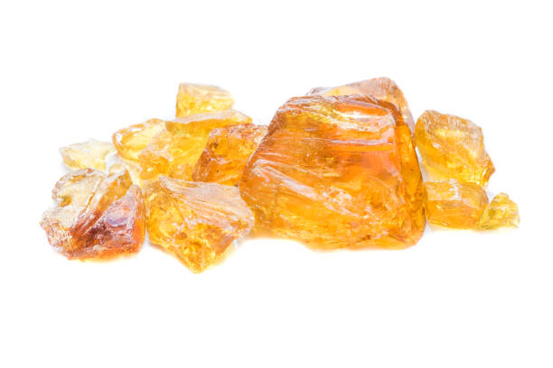 istock Yellow resin obtained from the rubber of the tree. 1174595668