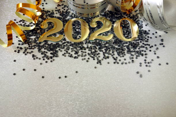 istock Happy New Year 2020 background with copy space 1174597673